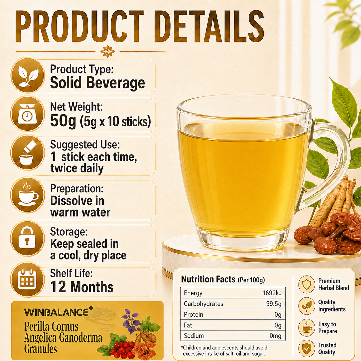 Daily Herbal Support for Heart & Circulation-YH