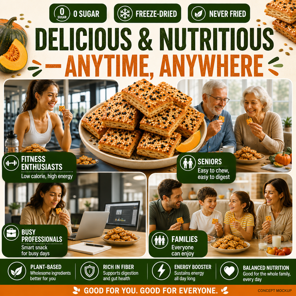 Guilt-Free Yam & Pumpkin Crisps | 100% Plant-Based Superfood Snack  -$AC
