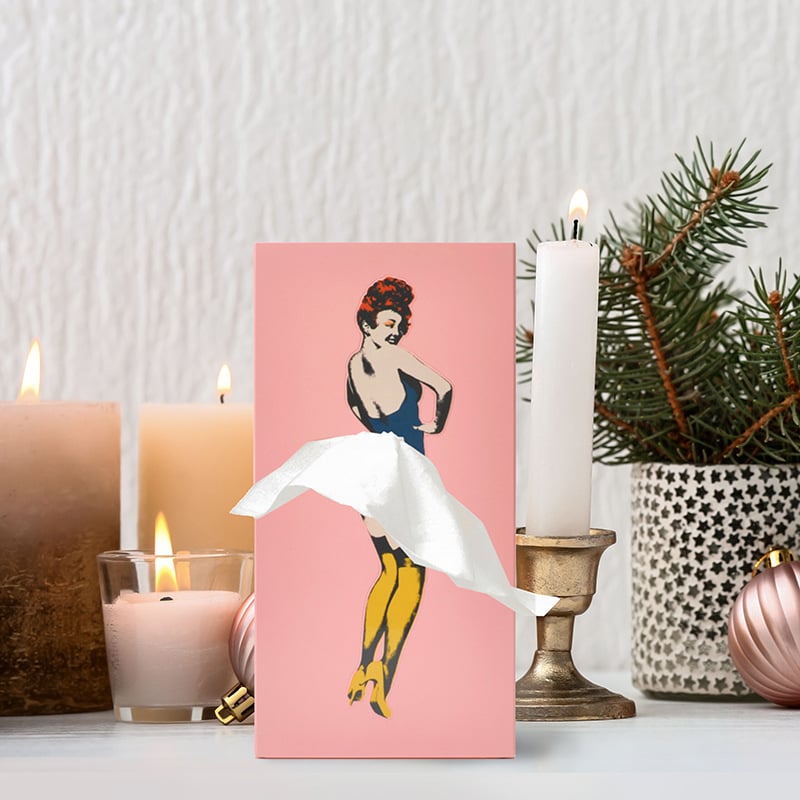 Early Christmas Sale - Flying Skirt Tissue Box FREE SHIPPING
