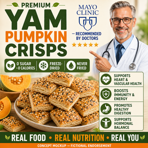 Guilt-Free Yam & Pumpkin Crisps | 100% Plant-Based Superfood Snack  -$AC