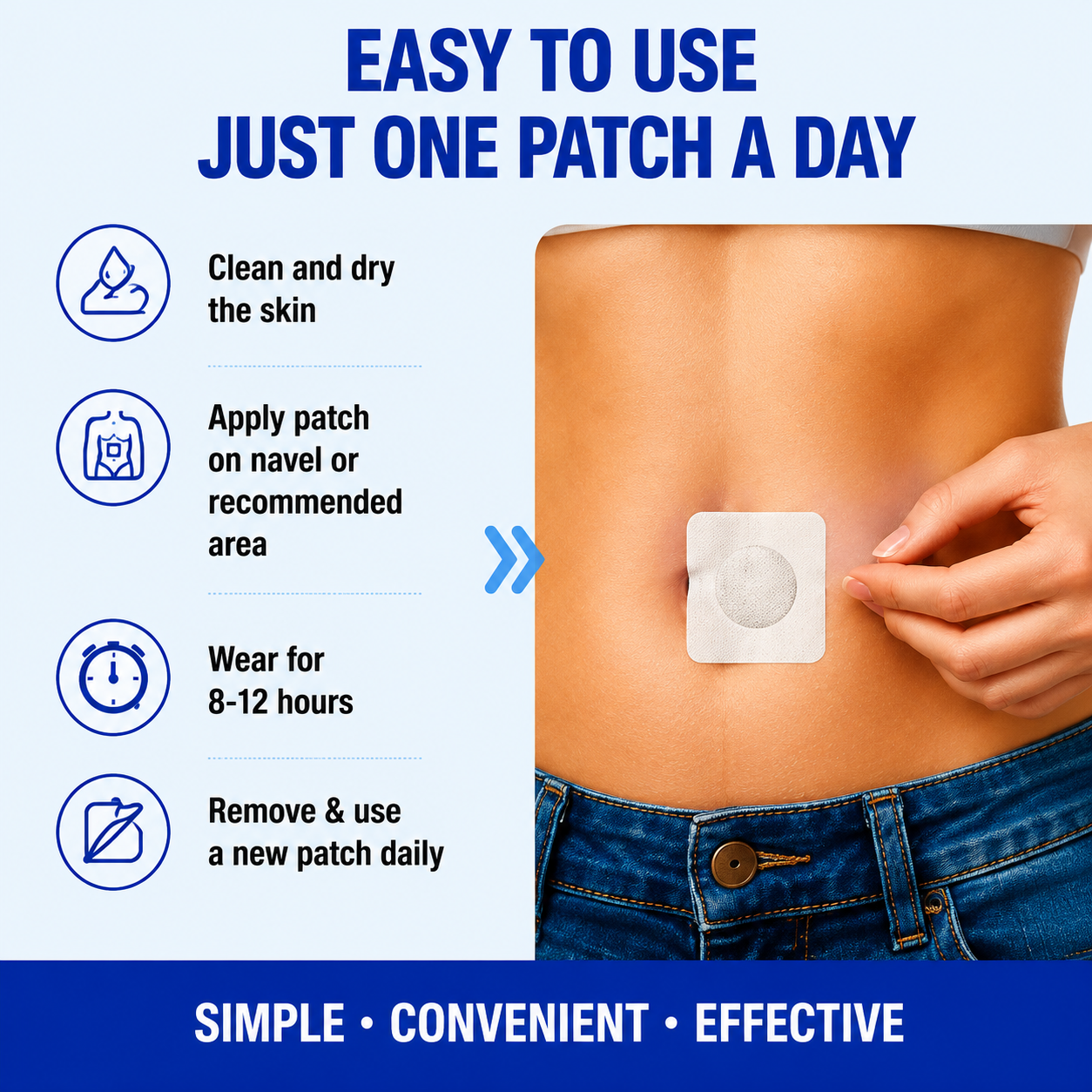 Dual-Action Sugar & Lipid Balance Patch – Daily Support for Healthy Glucose Metabolism & Lipid Balance-WH