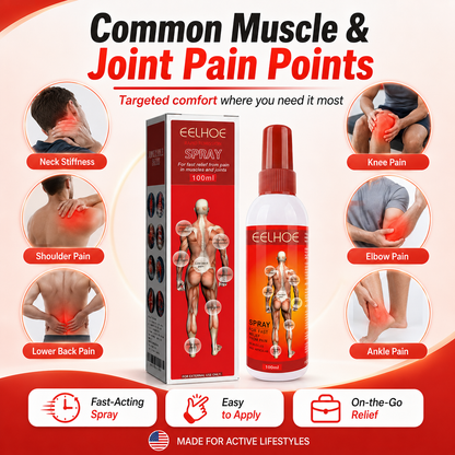 EELHOE™ Rapid Comfort Spray – Targeted Muscle & Joint Support Formula-WH