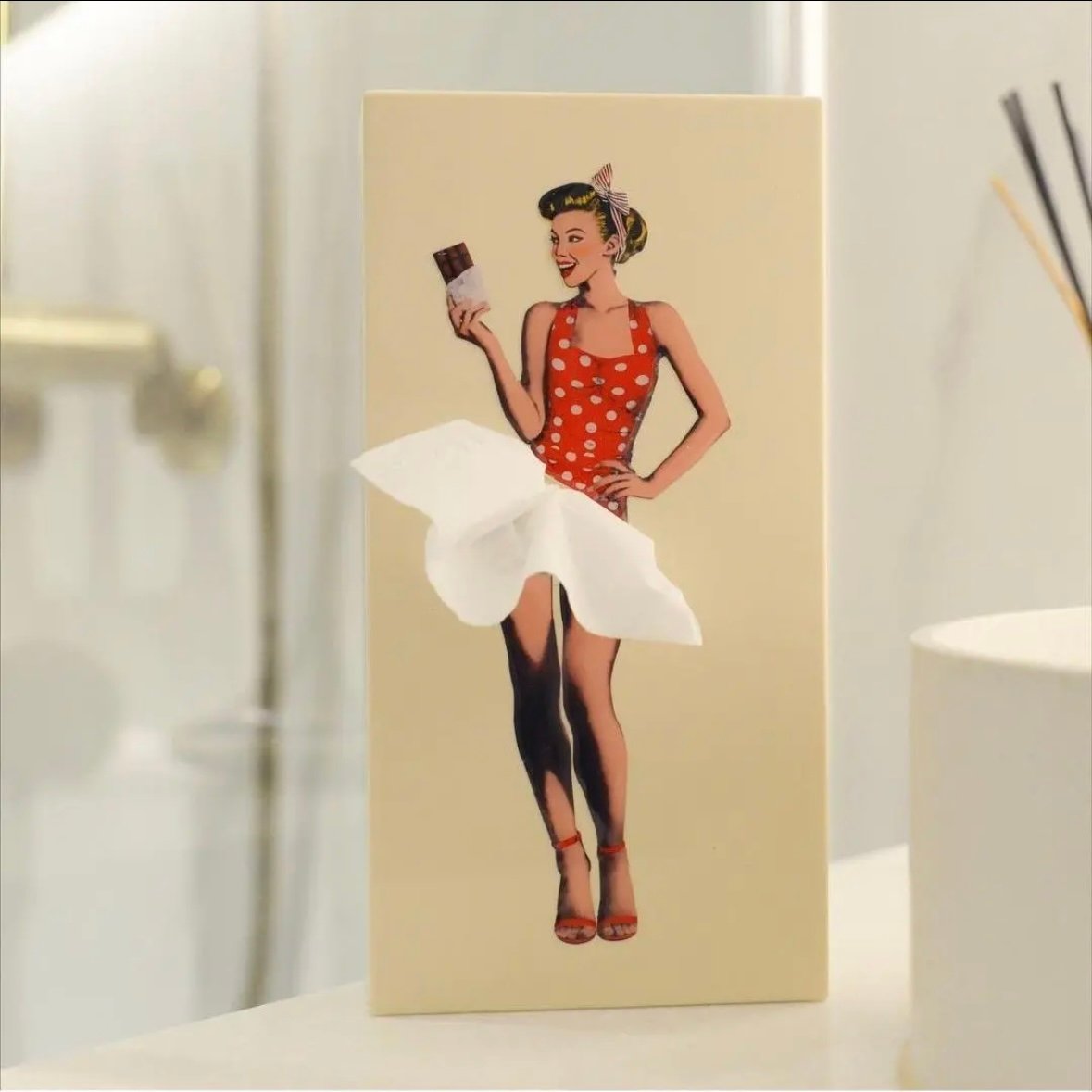 Early Christmas Sale - Flying Skirt Tissue Box FREE SHIPPING
