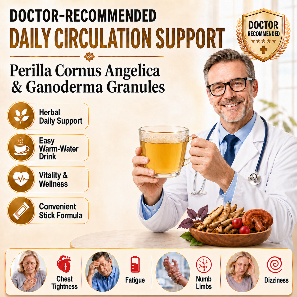 Daily Herbal Support for Heart & Circulation-YH
