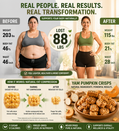 Yam & Pumpkin Crisps - 0 Sugar Added, Never Fried, Plant-Based Healthy Snack-WH