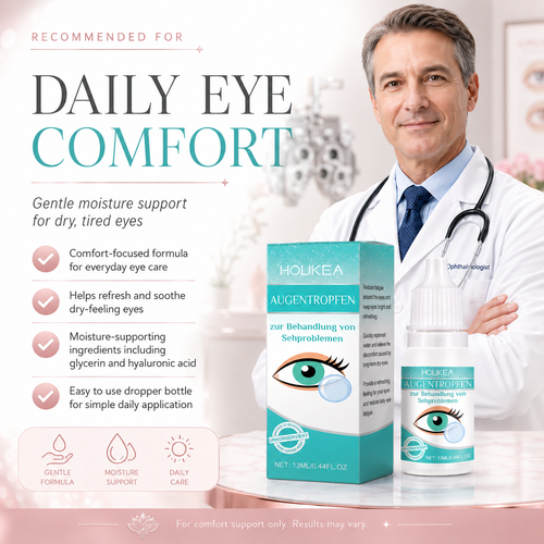Daily Moisturizing Eye Drops | Refreshing Comfort for Dry, Tired-Feeling Eyes-YH