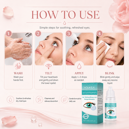 Daily Moisturizing Eye Drops | Refreshing Comfort for Dry, Tired-Feeling Eyes-YH