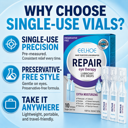 Daily Moisturizing Eye Drops | Refreshing Comfort for Dry, Tired-Feeling Eyes-YH