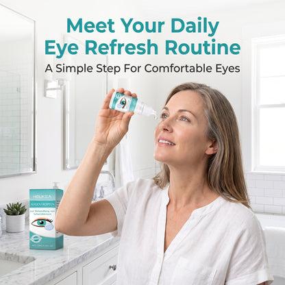 Professional Medical Eye Drops - Hydrating Eye Care Solution for Dry Eyes, Irritation & Eye Fatigue-CU