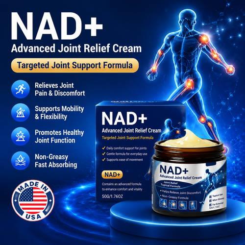 NAD+ Advanced Joint Relief Cream | Advanced Topical Formula for Joint Comfort & Flexible Movement-WH