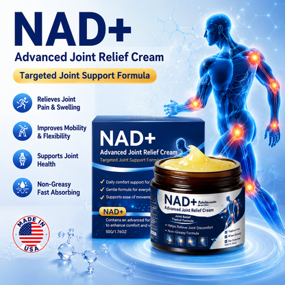 NAD+ Advanced Joint Relief Cream | Advanced Topical Formula for Joint Comfort & Flexible Movement-WH