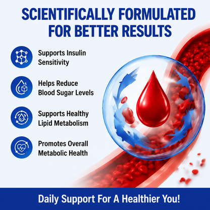 Dual-Action Sugar & Lipid Balance Patch – Daily Support for Healthy Glucose Metabolism & Lipid Balance-WH