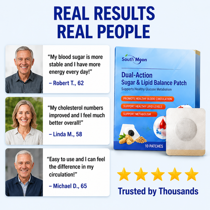 Dual-Action Sugar & Lipid Balance Patch – Daily Support for Healthy Glucose Metabolism & Lipid Balance-WH