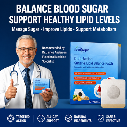 Dual-Action Sugar & Lipid Balance Patch – Daily Support for Healthy Glucose Metabolism & Lipid Balance-WH