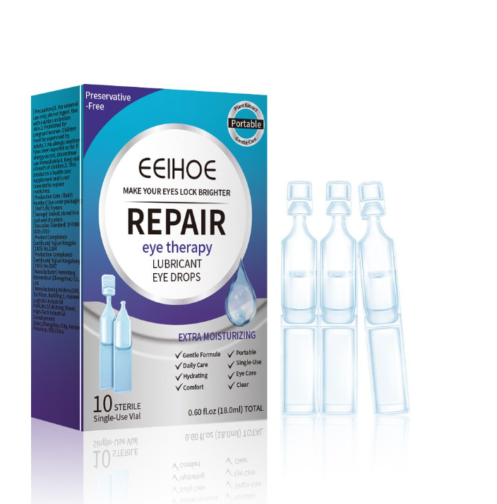 Single Use Repair Eye Drops – Soothe Red Eyes, Fix Blurry Cloudy Vision, Gentle Support for Cataract & Glaucoma-WH
