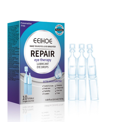 Single Use Repair Eye Drops – Soothe Red Eyes, Fix Blurry Cloudy Vision, Gentle Support for Cataract & Glaucoma-WH